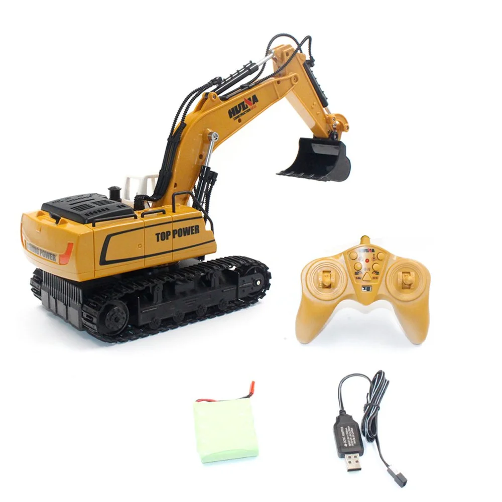 Новые игрушки HUINA 1331 1/18 9CH \ Радиоуправляемый экскаватор грузовик строительной