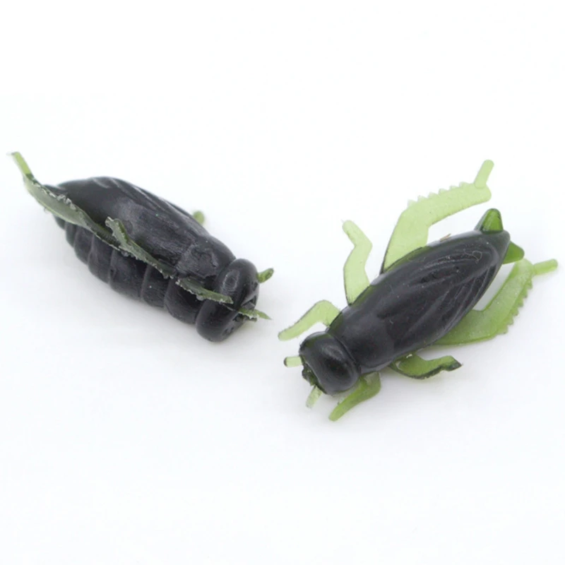 

100Pcs Fishing Lures Super Simulate Insect Artificial Bait Lightweight Grasshopper Floating Ocean Wobblers Bait