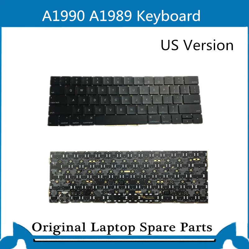 Оригинальная новая клавиатура для Macbook A1989 с подсветкой американская Клавиатура