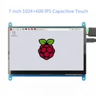 7-дюймовый емкостный сенсорный экран 1024*600 IPS, TFT ЖК-модуль, экран для Raspberry Pi 3 B +4b