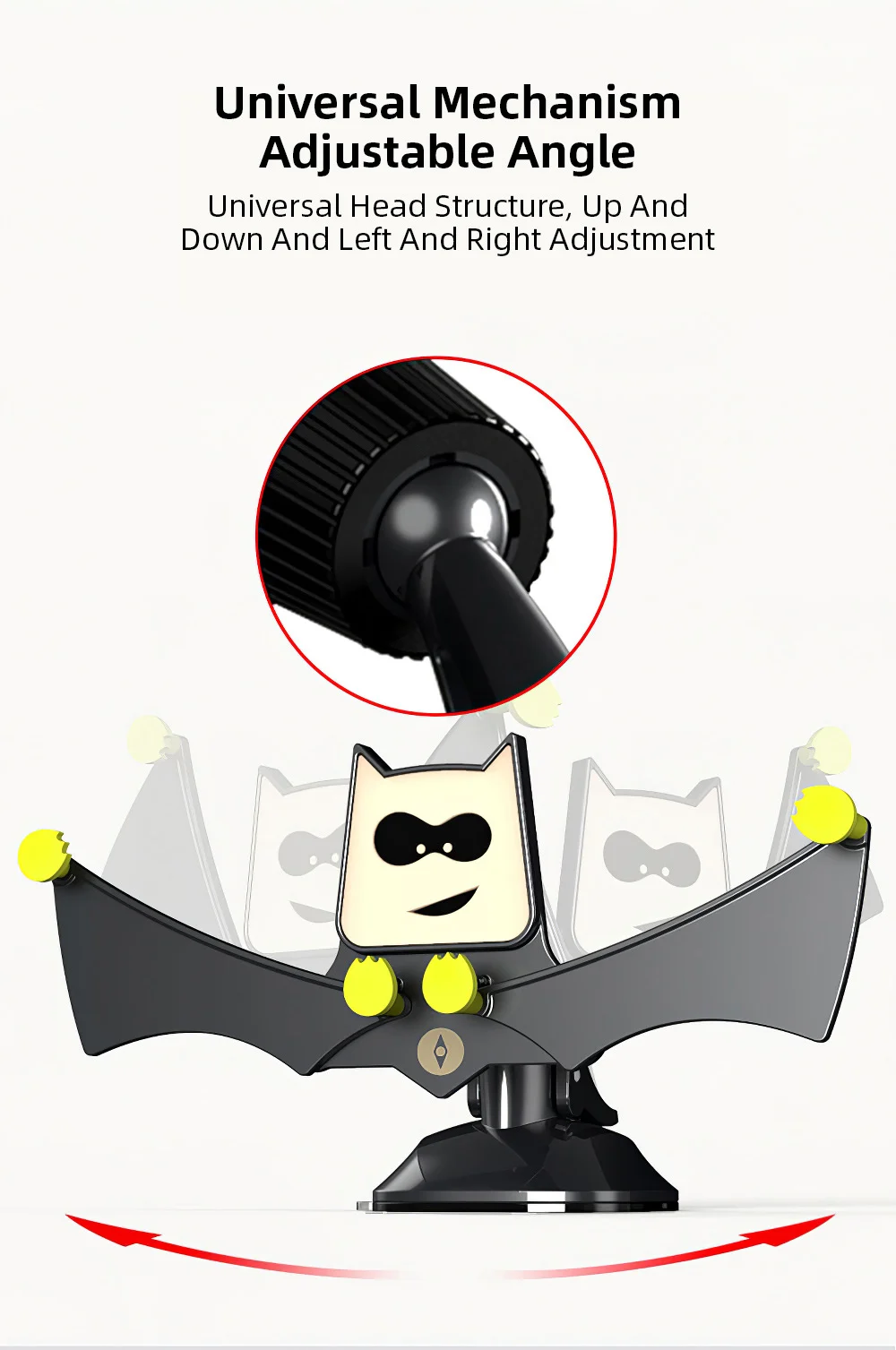 Милый безопасный держатель для телефона для iPhone XS X XR Air Vent Clip Mount No Magnetic держатель на присоске приборной панели