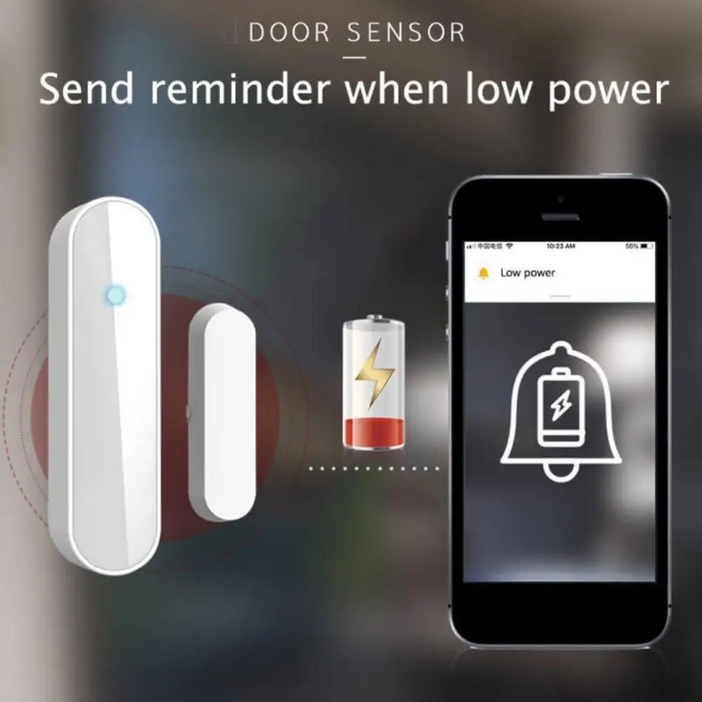 Tuya Smart WiFi Door Sensor Open / Closed Detectors Compatible With Alexa Google IFTTT APP | Безопасность и защита