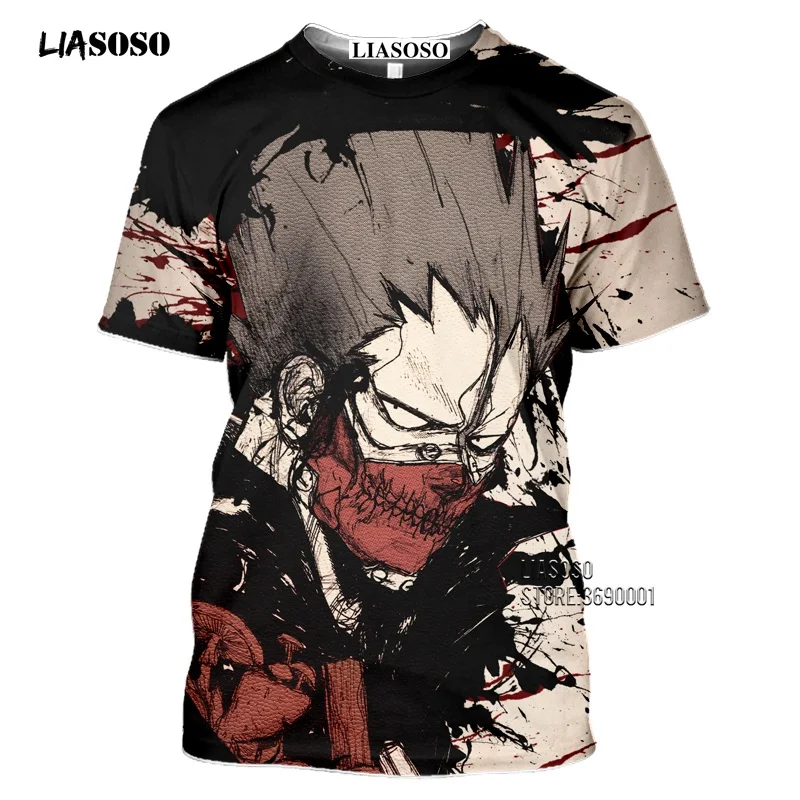 Футболка liaseo с японским аниме дорохедоро для мужчин повседневная женская