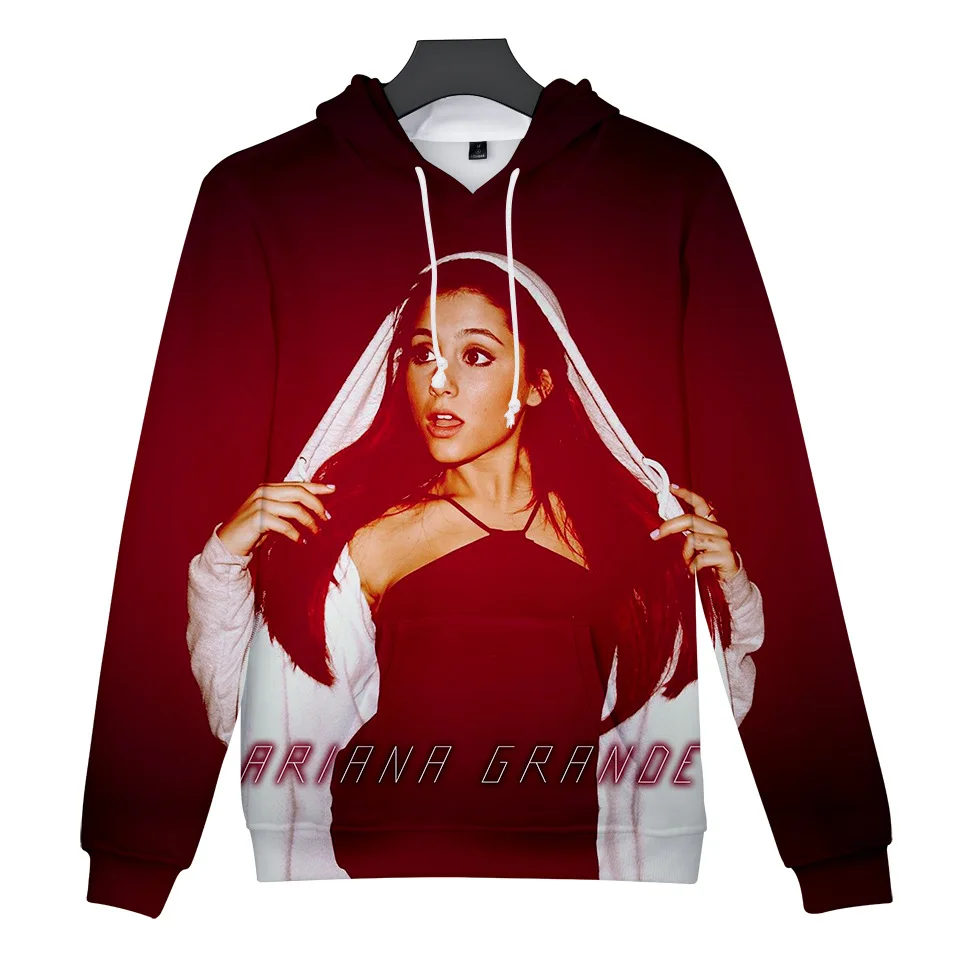 Милые Удобные толстовки Ariana Grande 3D для женщин/мужчин СПАСИБО следующая певица Ариана Гранде 3D Harajuku девушка толстовки