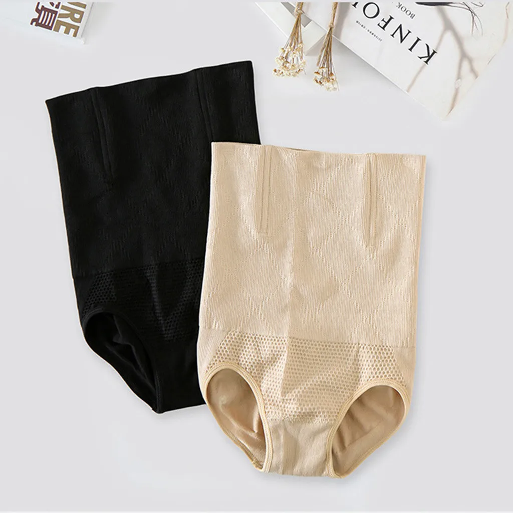 Бесшовное женское корректирующее белье с высокой талией живот для похудения