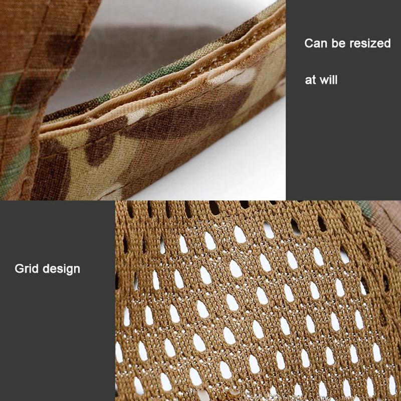 Кепка с черепом Multicam для мужчин дышащая сетчатая армейская камуфляжная