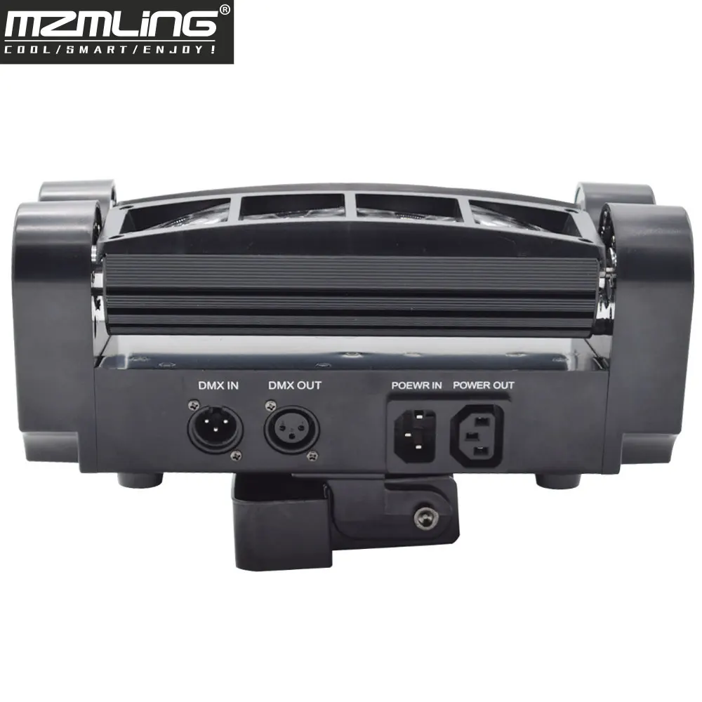 4 шт./лот Led 8x10 Вт RGBW Луч света 8 глаз Мини Паук свет DMX512 движущийся головной