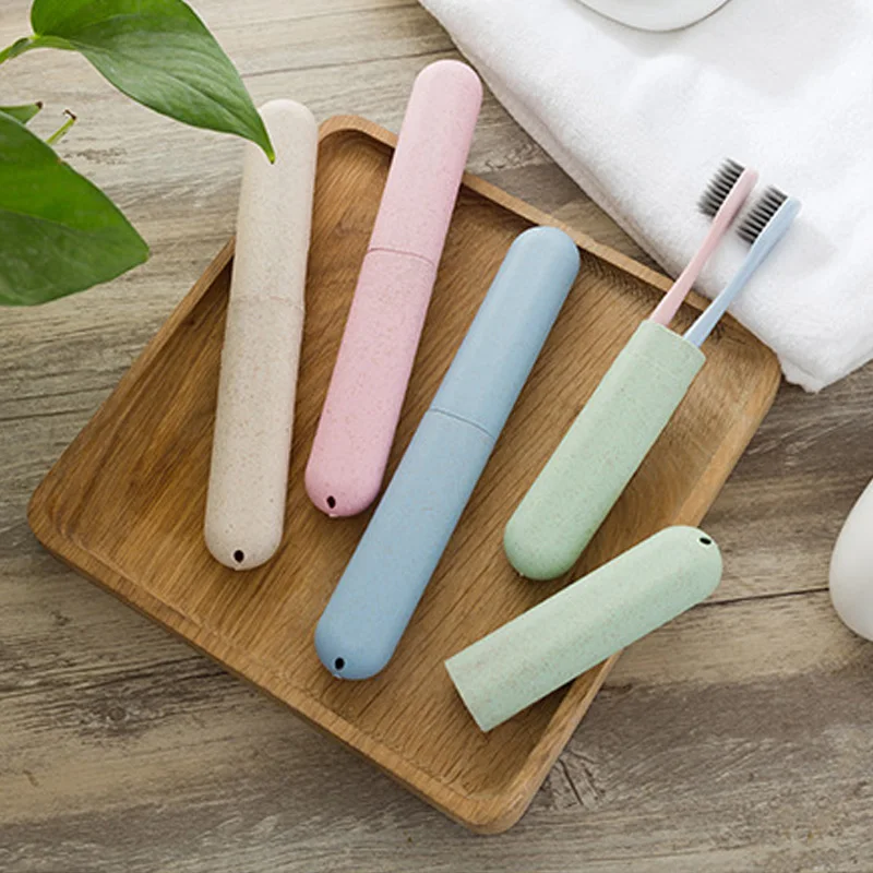 

Wheat straw toothbrush box toothbrush cartridge