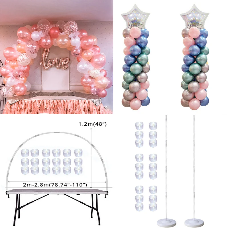 

Набор для воздушных шаров, набор аксессуаров для подставки шаров, шарики на свадьбу, день рождения, украшения для детского декора