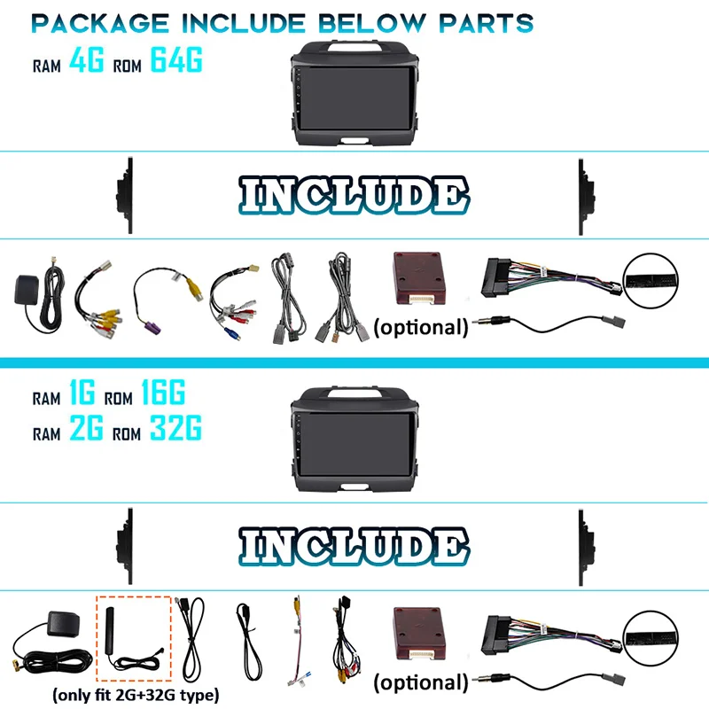 Автомобильное радио автомагнитола 2 din андроид Android 10 PX6 для KIA Sportage 3 2010-2016