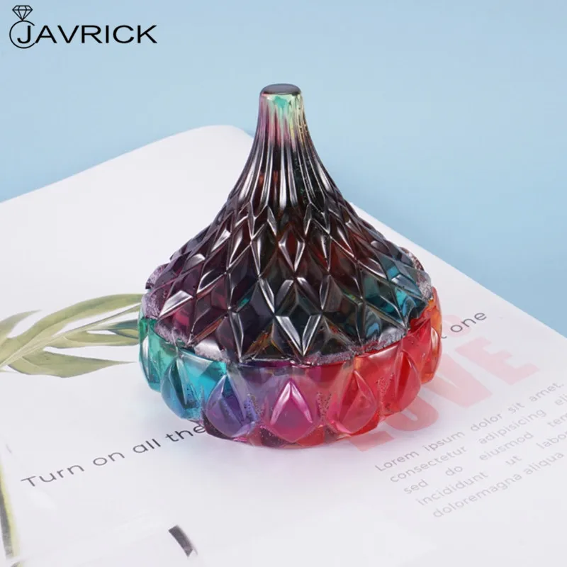 

1 Set Crystal Epoxy Resin Mold Storage Box Casting Silicone Mould DIY Crafts Container Jewelry Decorations Making Tools