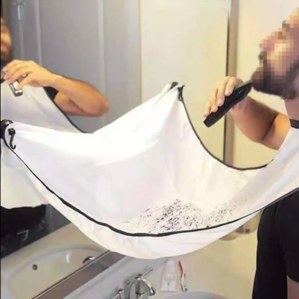 

Gift ShaveApron Care Protection Household Waterproof Beard Perm Tool Clean Foldable Cutting Cloak Adult Cloth Bathroom Hair Male