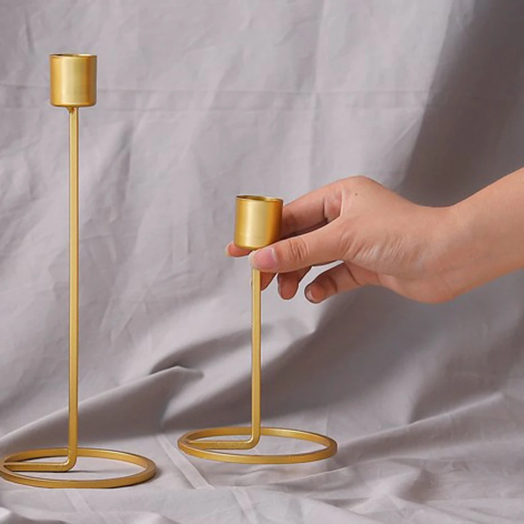 

Dinner Candle Holder Vintage Candlestick Table for Fashion Home Wedding Party Creative Church Elegant Wedding Table Decorative