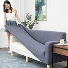 Универсальный вязаный плотный чехол для дивана, Одноместный и двойной чехол для трехместного дивана, полноразмерный чехол для дивана, L-образный чехол для кресла с откидывающейся спинкой