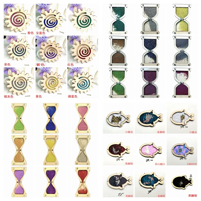 Деревянные песочные часы игрушка для малышей доска учебы развивающая