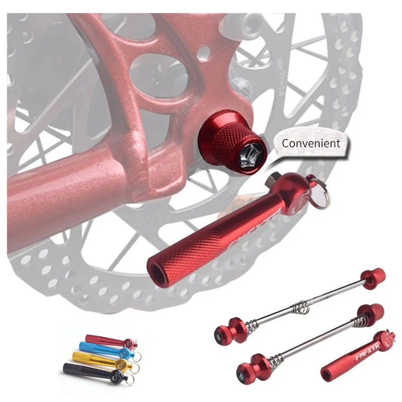

Ultralight Anti Theft Skewers Road MTB Bike Wheels Locking Security Bicycle Post Quick Release QR Bike Parts 5 Colors