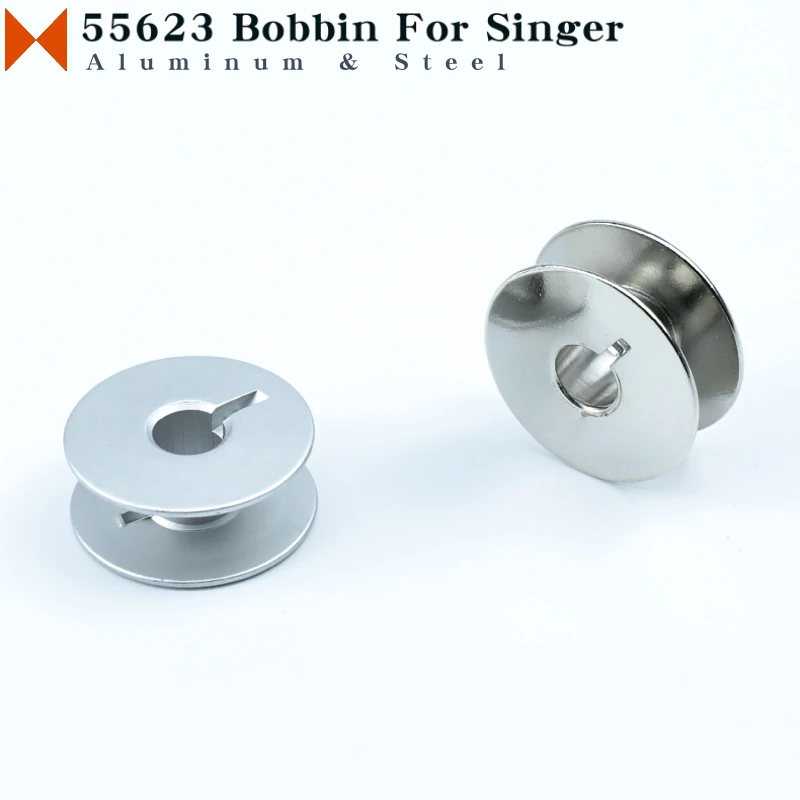 

10PCS 55623A / 55623S Metal Bobbin For Singer 20U 191D 491D 591D 306K, JUKI DDL-5550 8500 Consew 103 105 Sewing Machine