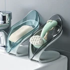 Мыльница в форме листа, держатель для мыла для ванной, тарелка для хранения посуды, лоток, держатель для мыла для ванной, чехол, Товары для ванной, гаджеты для ванной