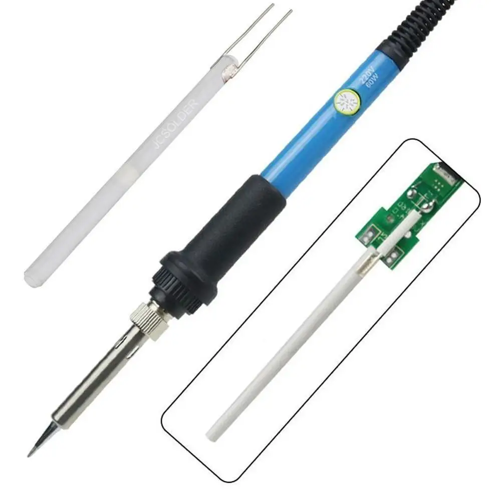 

Adjustable Temperature Electric Soldering Iron Heater 220V 110V 80W 60W Ceramic Internal heating element for 908 908S solder
