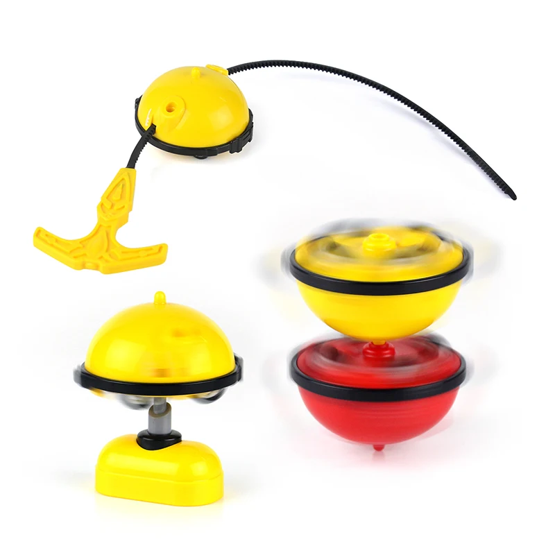 Обучающая игрушка робот вращающийся верх боевой гироскоп тяговый автомобиль в