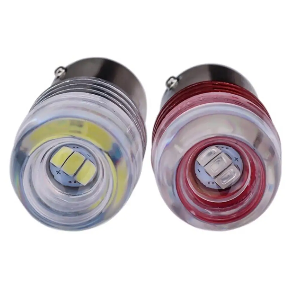 2 шт. Авто мерцающий Светильник лампы DC12 красный белый авто задние стоп