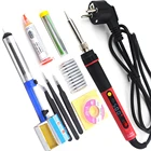 CXG E60W Профессиональный СВЕТОДИОДНЫЙ Цифровой Регулируемый Электрический паяльник с постоянной температурой паяльная станция 60 Вт до 936d штепсельная вилка европейского стандарта