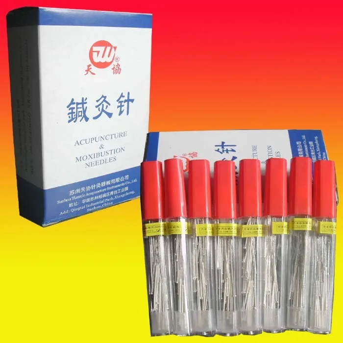 

300 pcs acupuncture and moxibustion needle reusable acupuncture massage needle 0.35*13/25/40/50/60/75mm