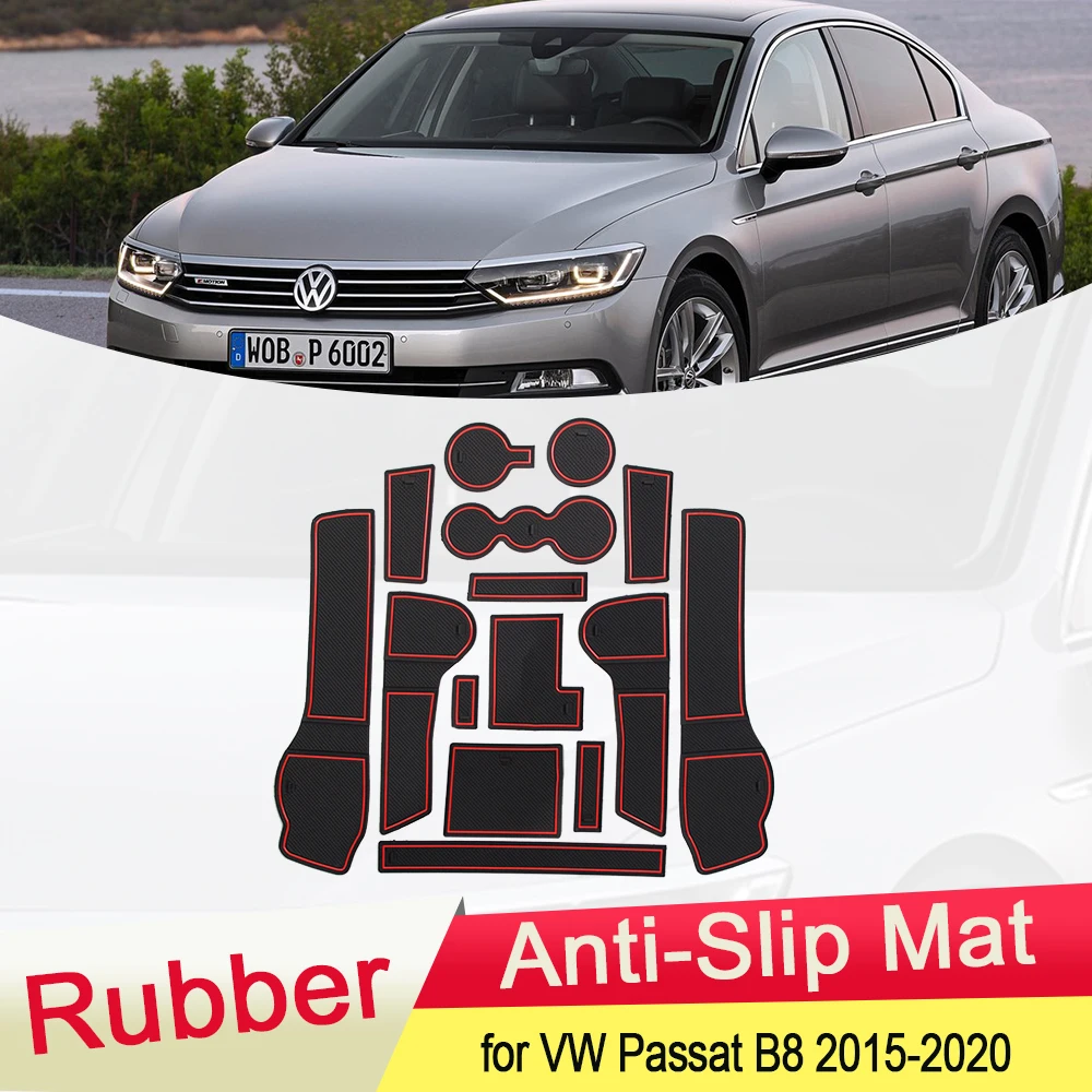 Для Фольксваген Пассат B8 вариант Alltrack GT 2015 ~ 2020 резиновый противоскользящий