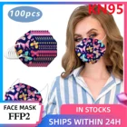 5-Слои kn95 маски бабочки высокой плотности для взрослых маски для защиты от вирусов фильтр Маска Регулируемый mascarilla fpp2 homologada