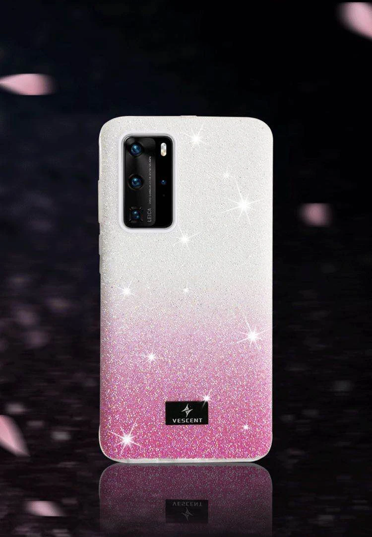 Роскошный блестящий бриллиантовый чехол для Huawei P40 Pro высококачественный