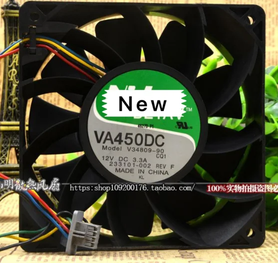 

Для Nidec V34809-90 CQ1 DC 12V 3.3A 120x120x38 мм вентилятор охлаждения сервера