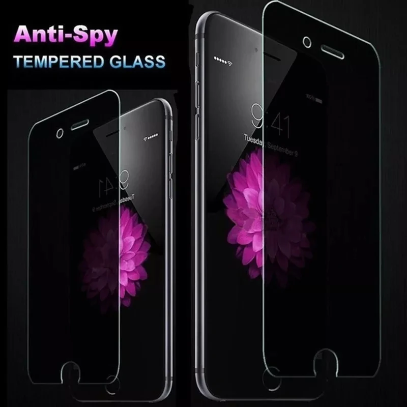 

4IN1 Anti Spy Tempered Glass for IPhone X XR XS 11 12 Pro Max Privacy Screen Protector for IPhone 8 7 6 6S Plus Protection Glass