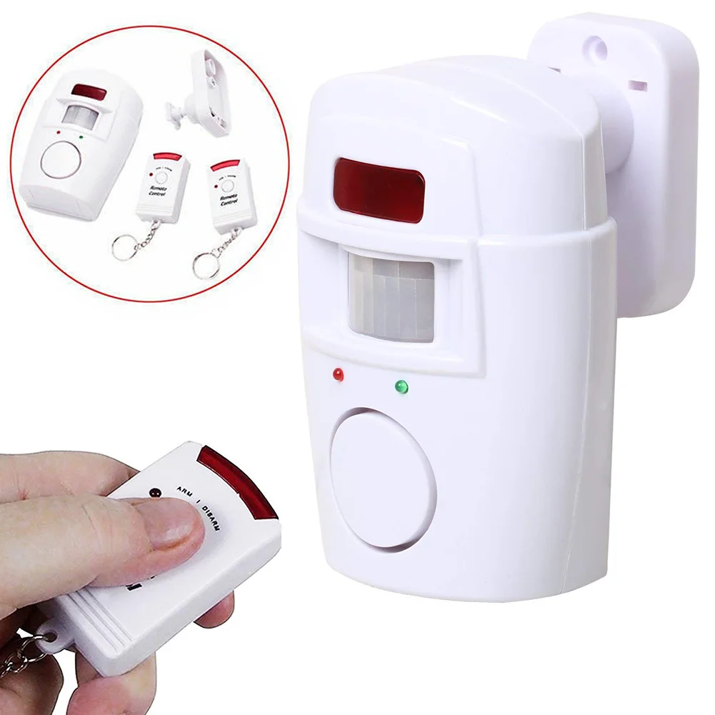 

Wireless Motion Sensing Alarm Security Device with Remote Control for Garden Sheds Garage AS99