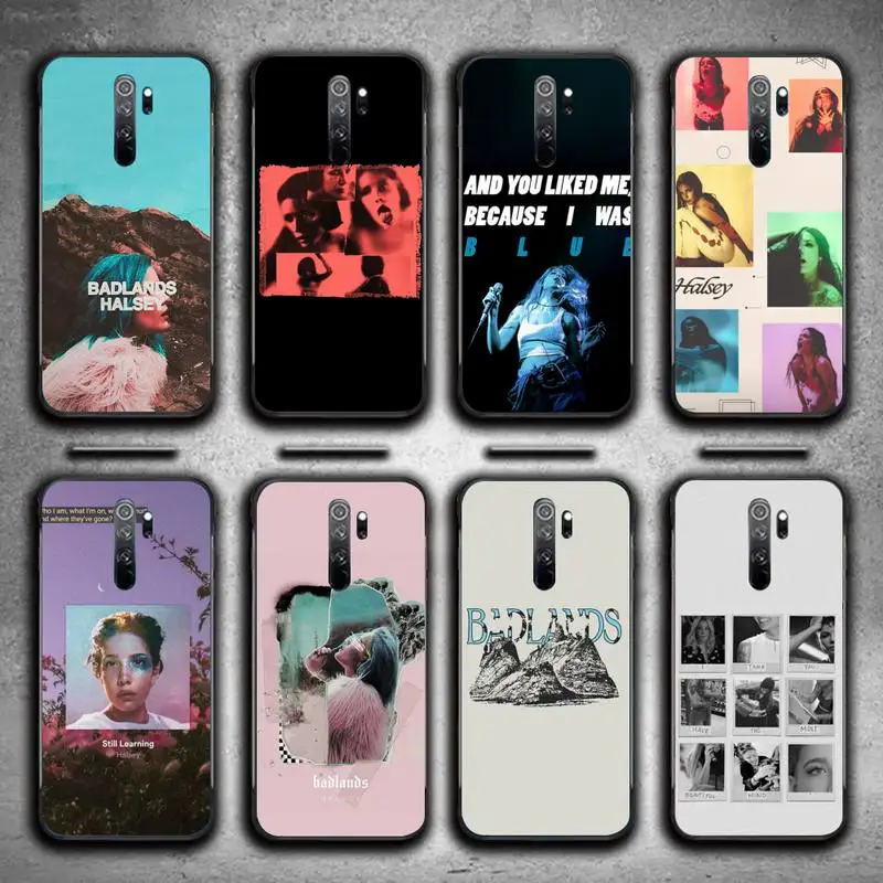 Badlands Halsey Phone Case For Xiaomi Redmi 8A 9 K30 Pro 9A Note 8T Note 8 9 Pro TPU Soft Silicone Black Cover