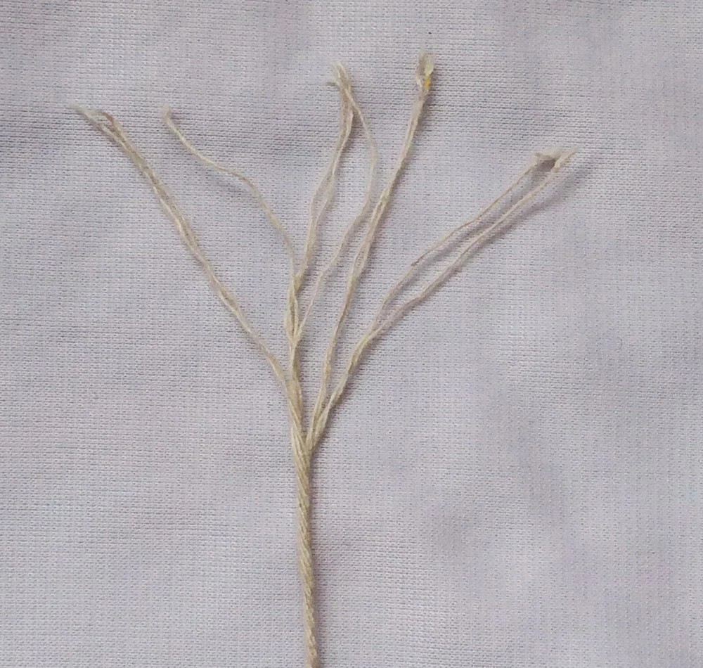 5 шт./лот 300 м 100% хлопковый шпагат натурального цвета макраме для всех видов