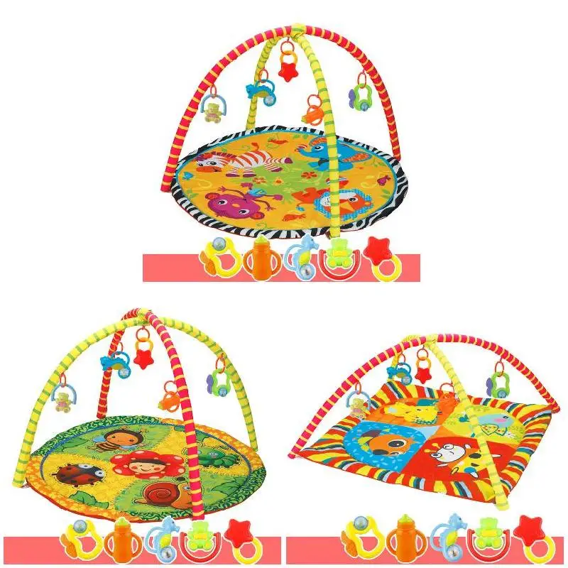 Детский игровой коврик-одеяло для стойка фитнеса коврик ползания игрушки