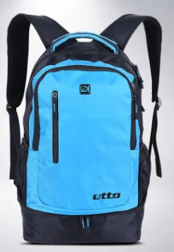 Blue small logo Etto, качественный мужской Независимый спортивный рюкзак для хранения обуви, баскетбольная футбольная команда, тренировочная сумка, большая спортивная сумка для фитнеса HAB370 - Цвет: Blue small logo