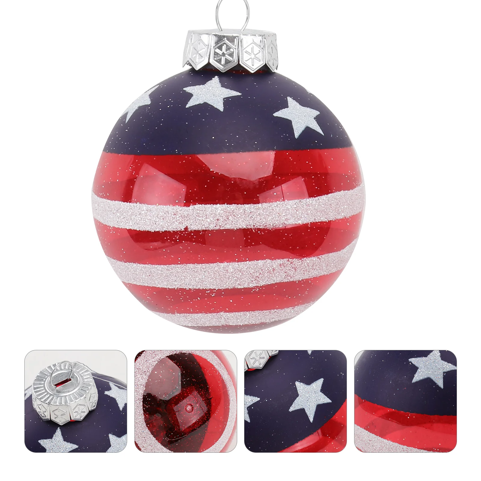 

12Pcs Independence Day Pendants Decorative Pendant Party Layout Props Blue