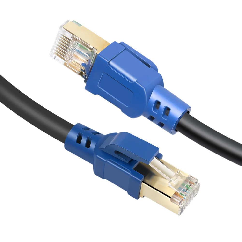 CAT8 RJ45 патч экранированный 40 Гбит/с 2000 МГц Ethernet кабель маршрутизатор ПК офис для