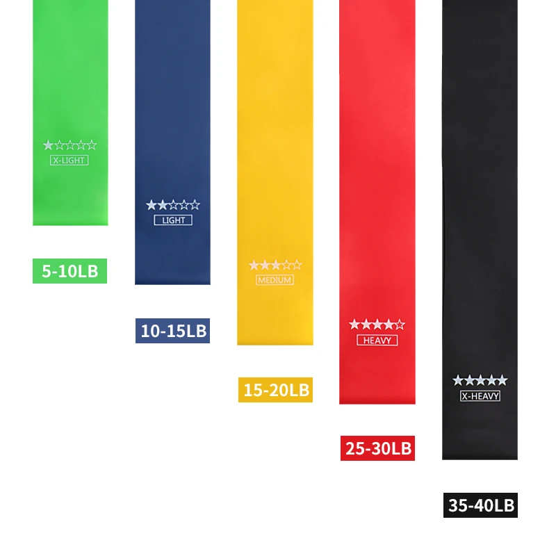 Резиновые ленты для тренировок фитнеса тренажерного зала комнатные и уличные