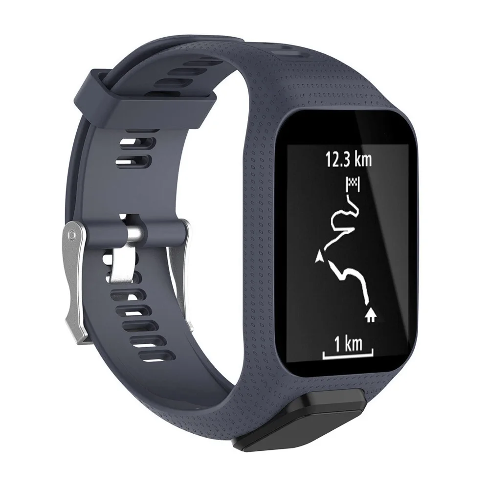 Ремешок на запястье для TomTom 2 3 Runner Spark Music сменный Браслет мягкий браслет для часов силиконовый ремень часы Браслет аксессуар