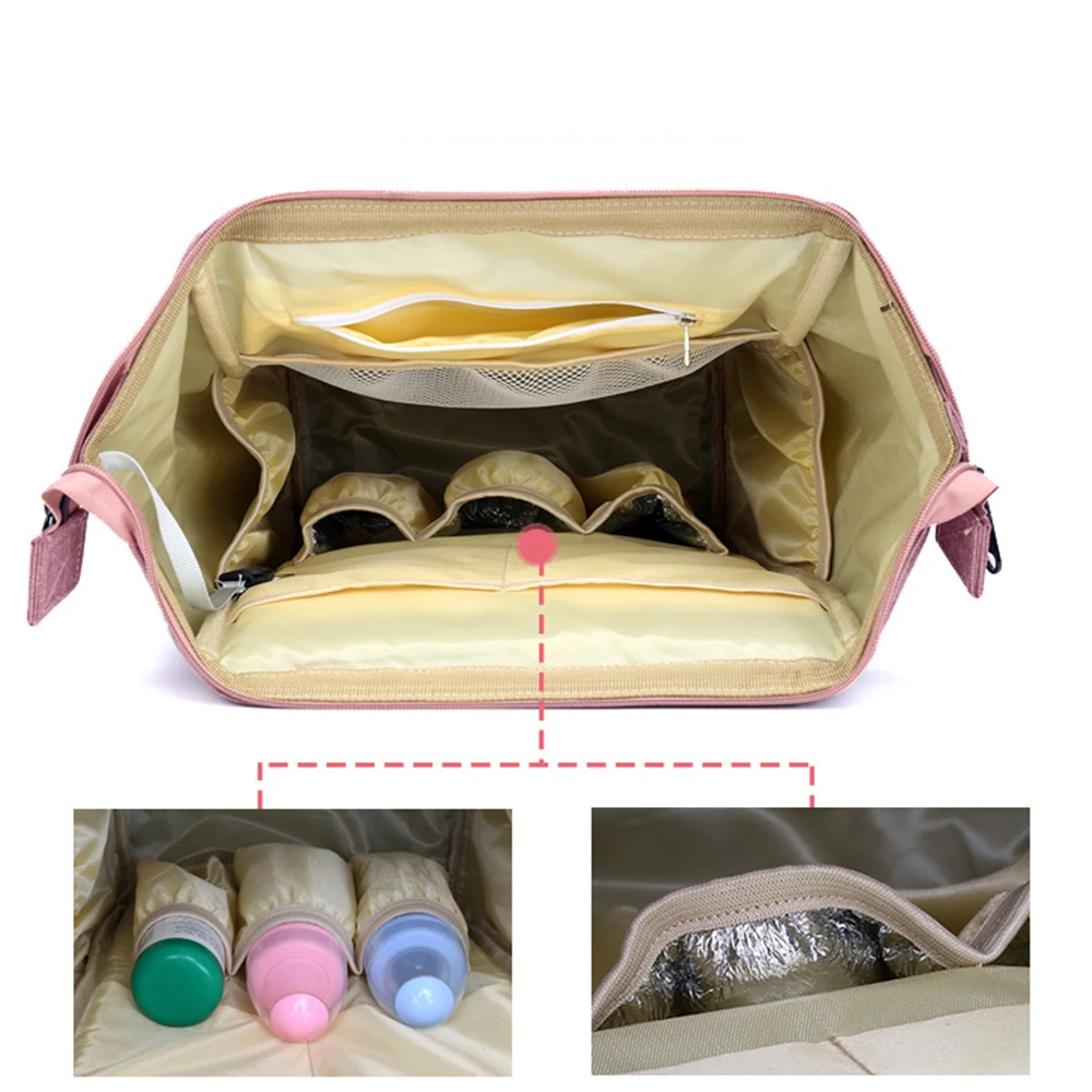 

Diaper bags for mummy Multifunctional and large capacity mother and Child bag Pregnant women out fashion backpack bottle bag