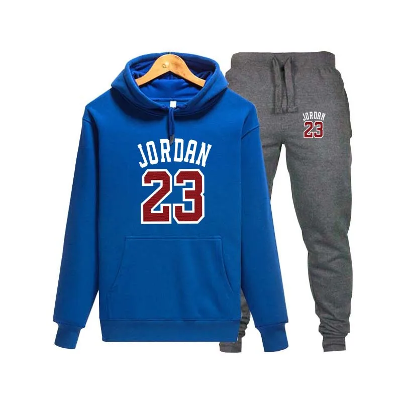 Новинка брендовая Новая мода JORDAN 23 Мужская спортивная одежда с принтом мужские толстовки пуловер хип-хоп мужской спортивный костюм толстовки Одежда - Цвет: 21
