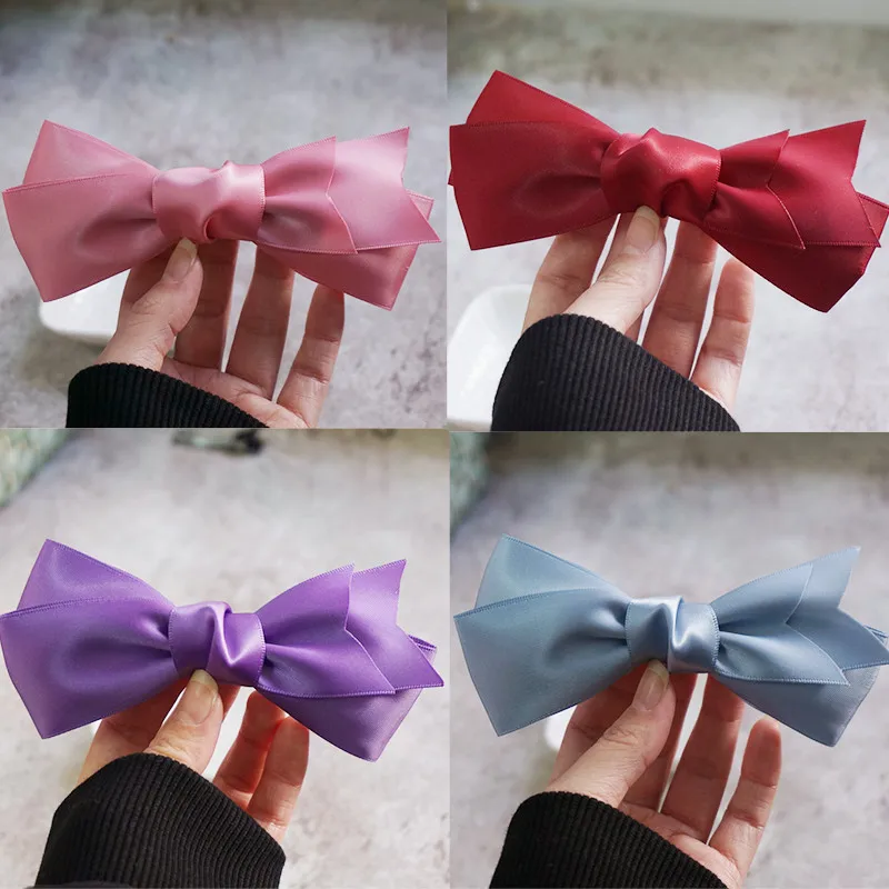 

Большая шпилька ленточный бантик заколка для волос модная заколка для женщин