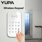 Беспроводная клавиатура YUPA 433 МГц для умного дома, удлинительная клавиатура для панели противоугонной сигнализации с поддержкой RFID-ключей