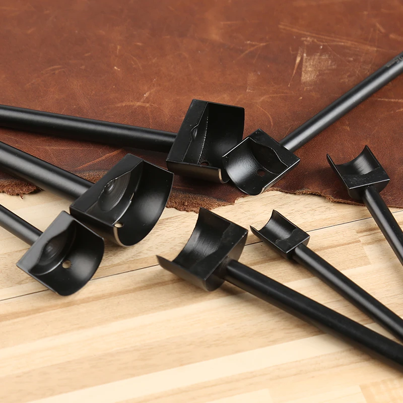 Скидка Imzay 15-45 мм кожаный ремесло полукруглый резак Дырокол инструменты для резки кожи дуга-фотоэлемент для ремня ремень кошелек сумка