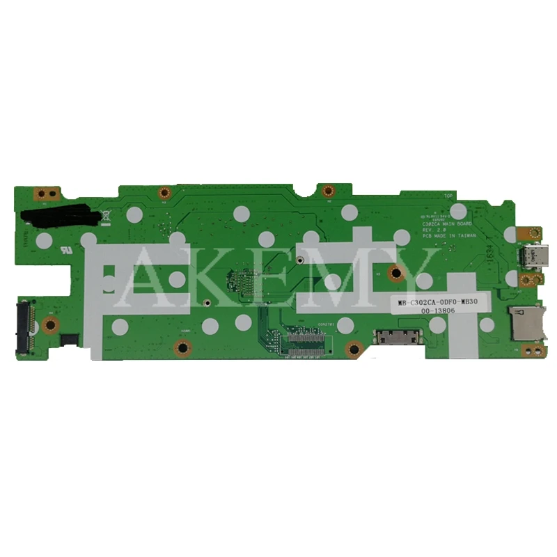 Akemy C302CA For ASUS Chromebook Flip C302C Laotop Mainboard Motherboard W/ M3-6Y30U 4GB RAM 64G SSD | Компьютеры и офис