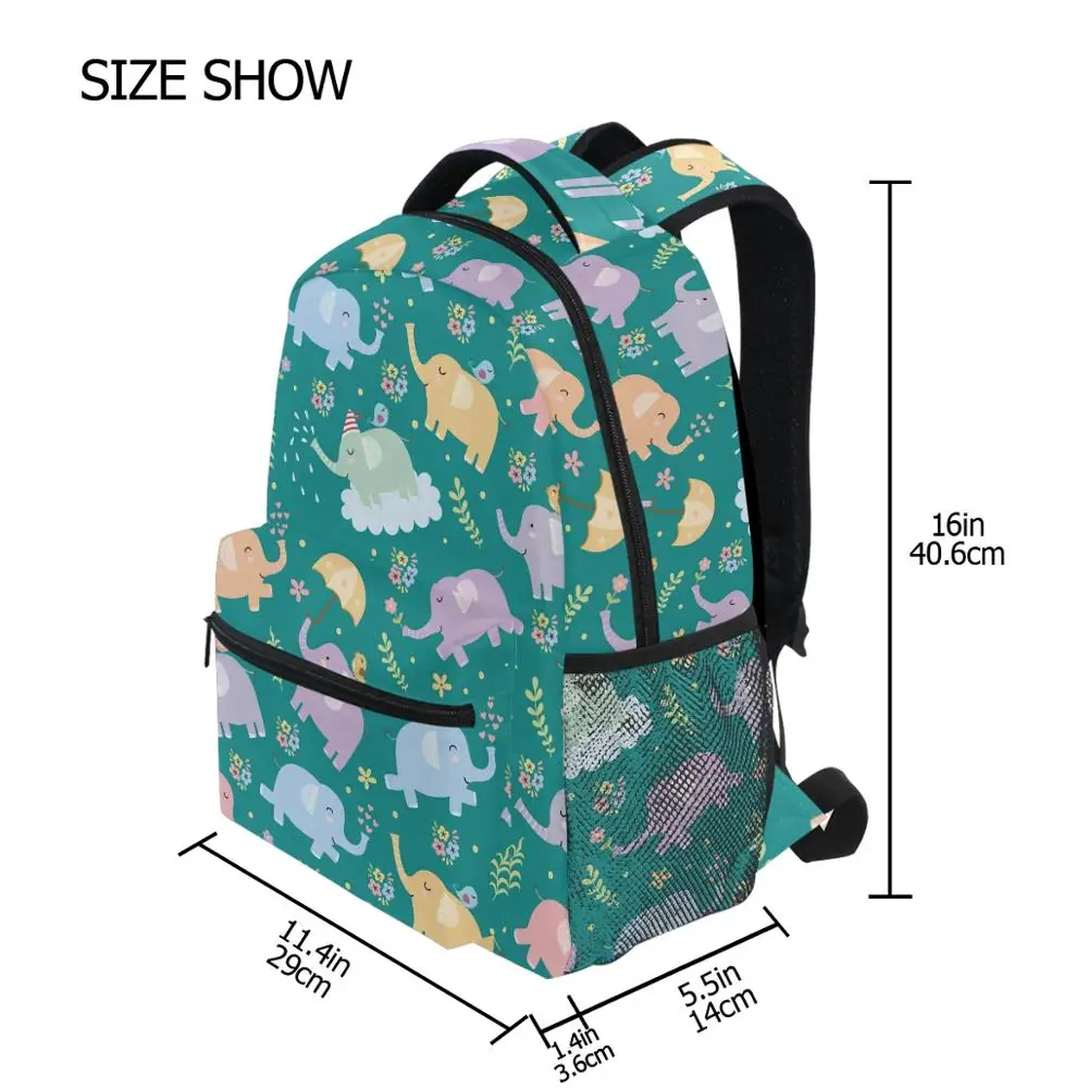 Модный женский школьный рюкзак в виде слона брендовый дорожный для девочек