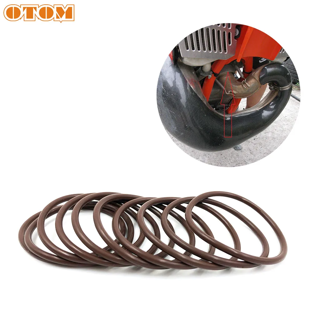 

OTOM уплотнительное кольцо для выхлопных газов мотоцикла, двухтактная Прокладка Коллектора для KTM EXC Husqvarna TE 0770440030 внедорожных мотоциклов, кроссовых велосипедов