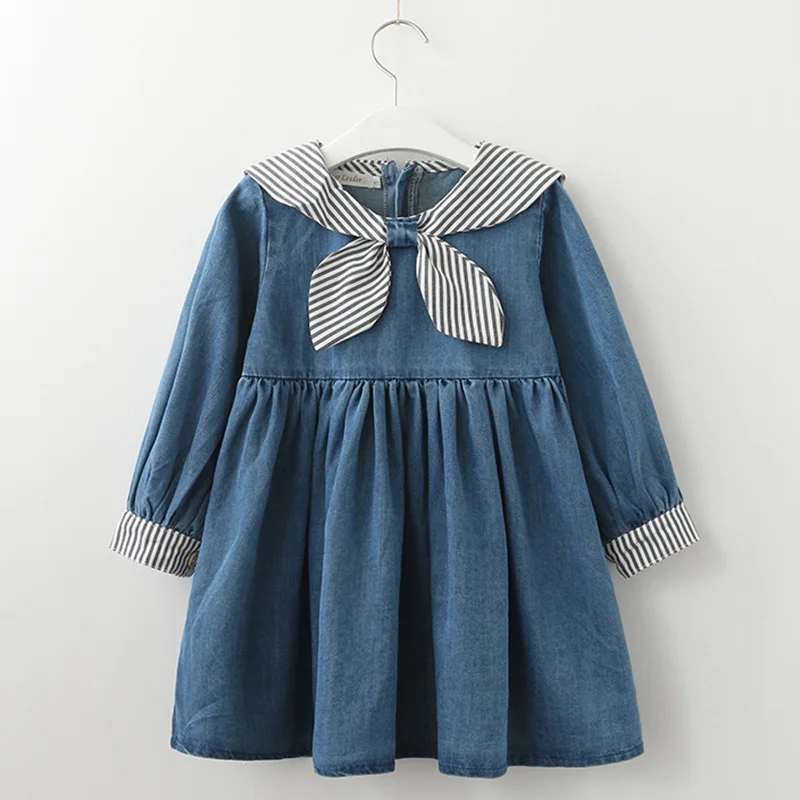 Blue -AZ1734 Bear leader/платья для девочек; Новинка года; модная одежда принцессы; Ковбойское бальное платье из пряжи и тюля; платья для девочек; одежда для От 3 до 7 лет - Цвет: Blue -AZ1734